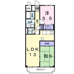 セピア辻井横小路の物件間取画像